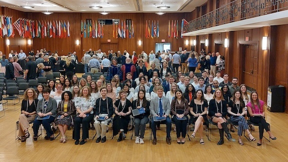 Phi Beta Kappa inductees, University of Iowa, April 27, 2025